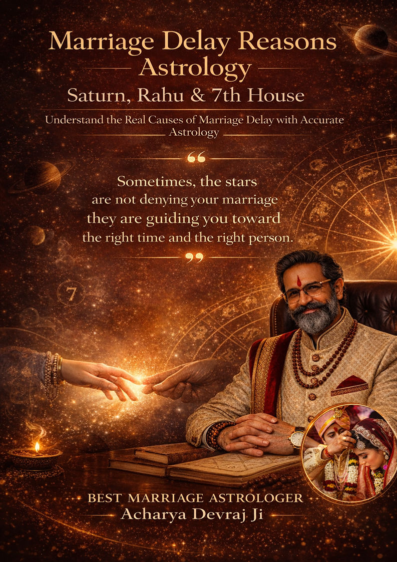 Marriage Delay Reasons Astrology by Acharya Devraj Ji