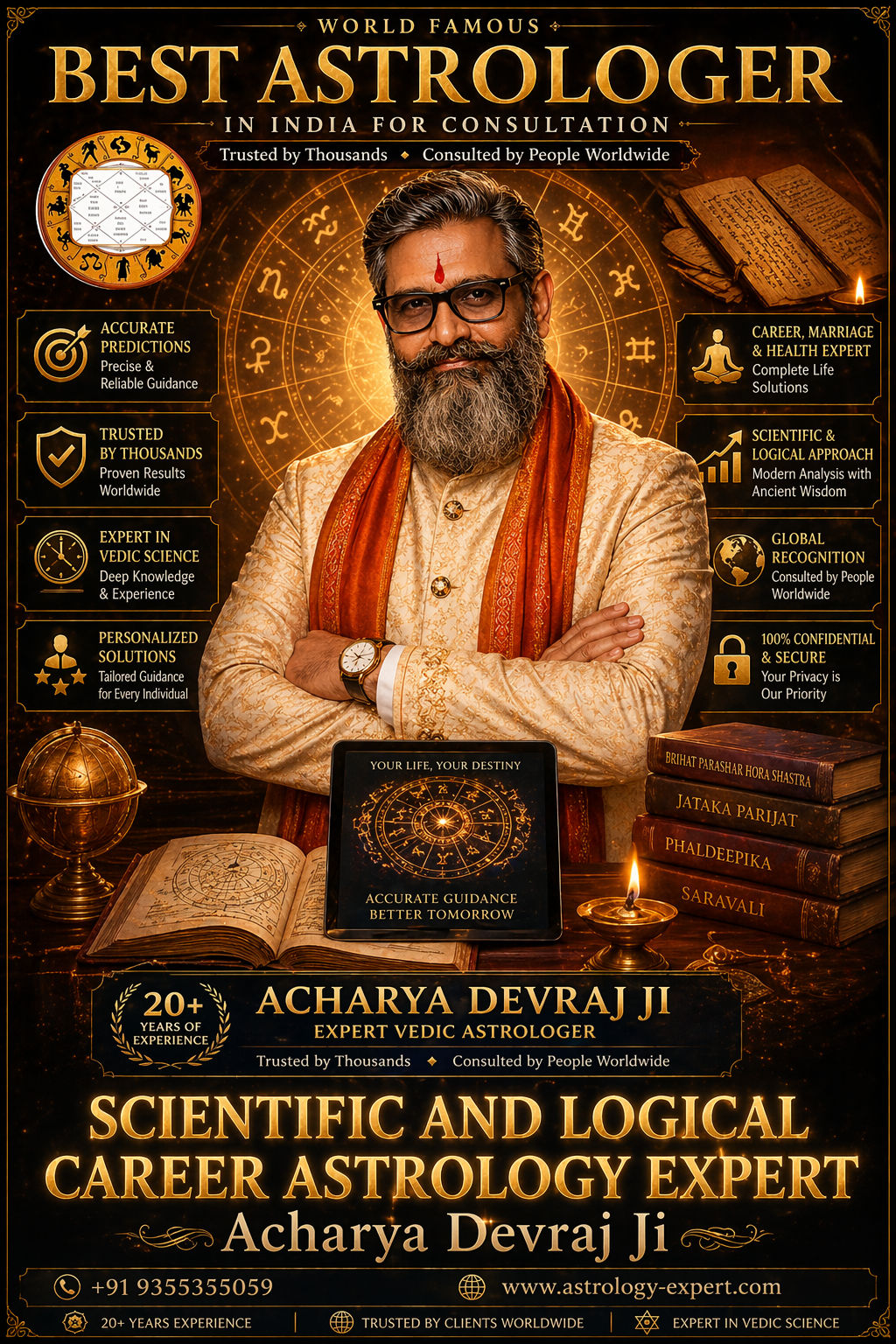 Scientific and Logical Career Astrology Expert Acharya Devraj Ji — exam success prediction consultation for students worldwide