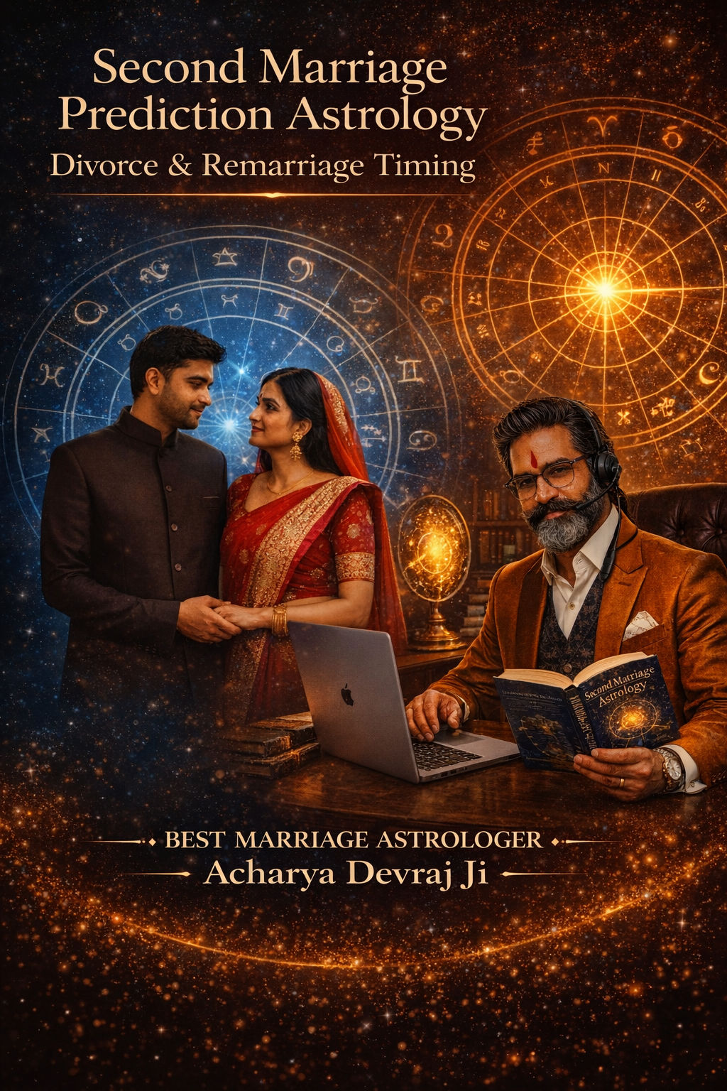Second Marriage Prediction Astrology - Divorce & Remarriage Timing by Acharya Devraj Ji