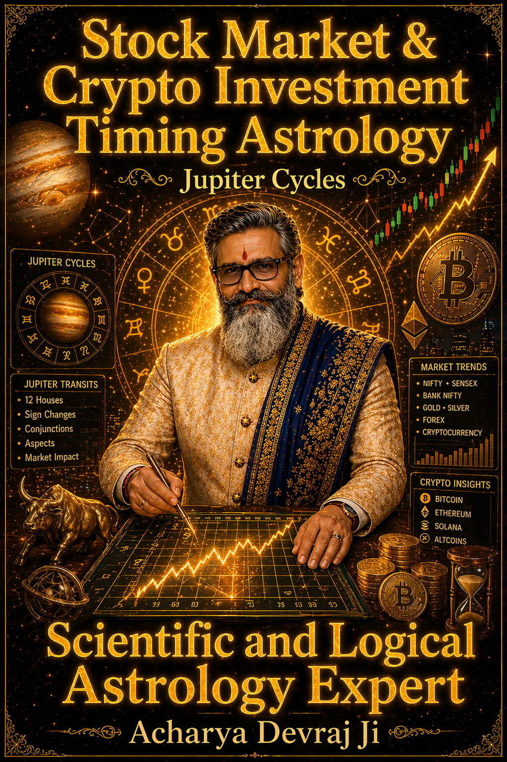 Stock Market and Crypto Investment Astrology Expert Acharya Devraj Ji — Sector and Timing Analysis