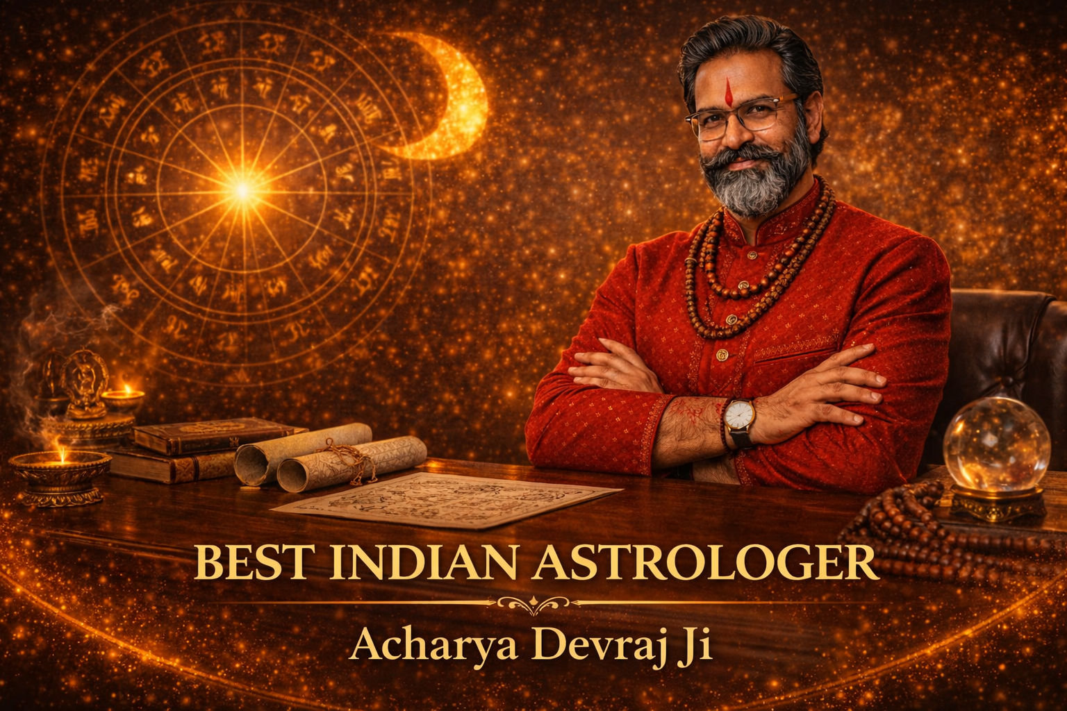 Acharya Devraj Ji - Foreign Settlement Astrology Expert