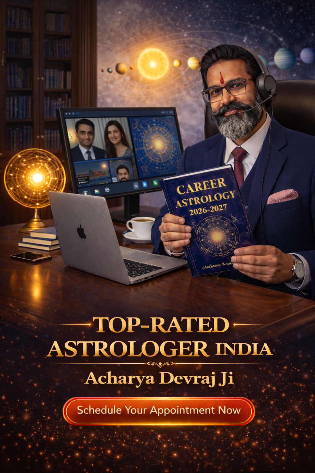 Acharya Devraj Ji — Corporate Business Astrology Expert for Startup Founders KP Timing
