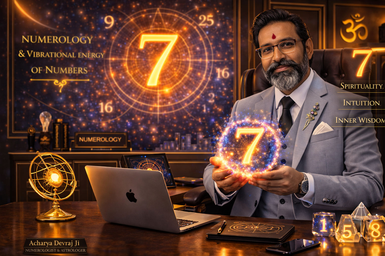 Acharya Devraj Ji - Vedic Numerologist Expert on Billionaire Numerology Number 7