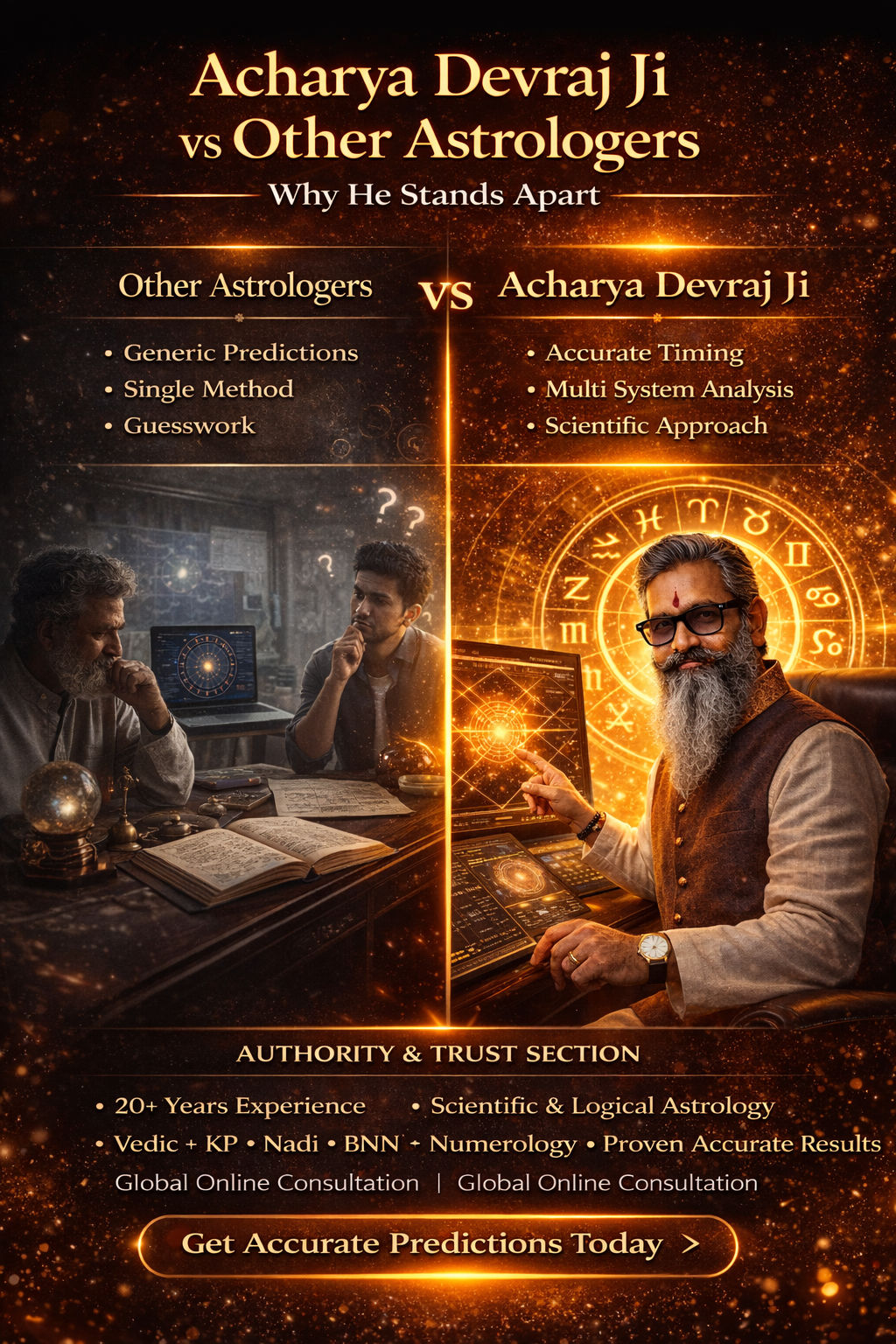 Acharya Devraj Ji vs Other Astrologers — Why He Stands Apart