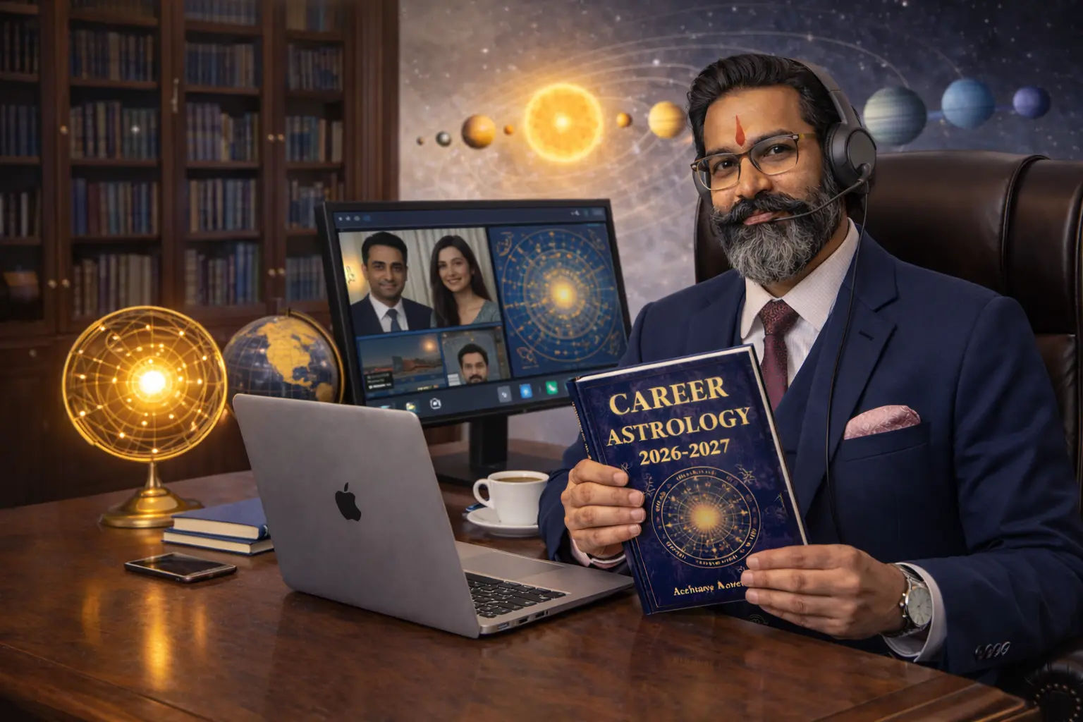 Jyotish Acharya Devraj Ji Portrait