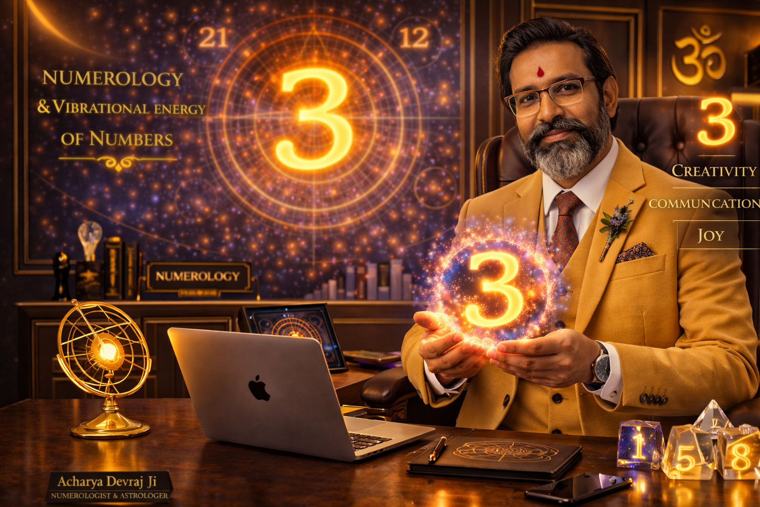 Acharya Devraj Ji - Vedic Numerologist Expert on Billionaire Numerology Number 3