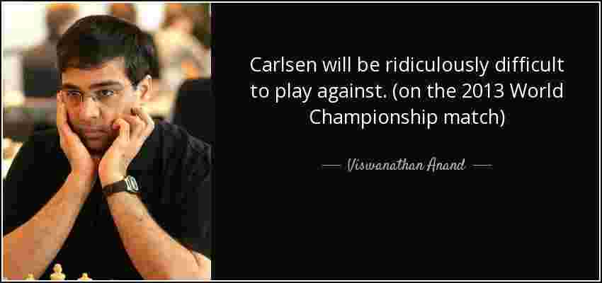 Viswanathan Anand is perhaps the most eminent sports personality of India. After reaching the pinnacle of Chess at a young age