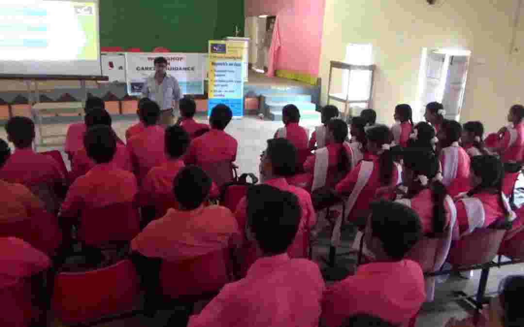 Mr. Jayanta Ghosh Conducted a Career Counselling Session In The Rural Area of Tripura