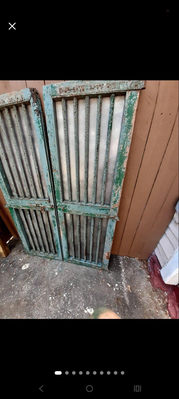 Gates vintage wood and metal. 24 x 2 n 60 inch tall.  695 ea heavy duty