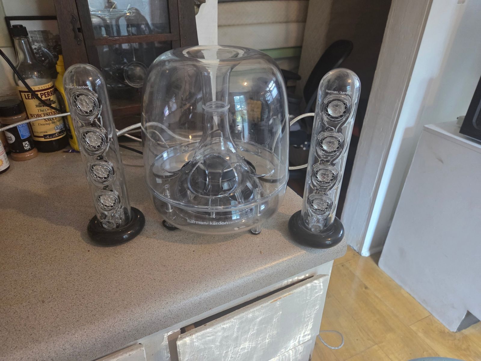 Harman Kardon speakers 2 speakers$48 Sub woofer $48 — photo 3