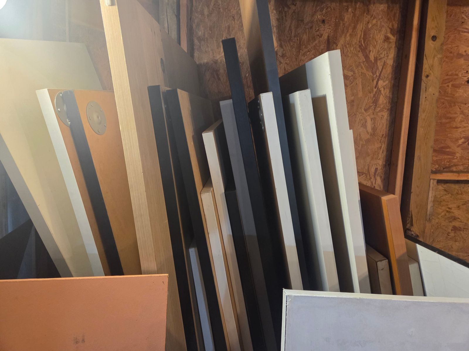 Table tops 36 inch  $25 48 inch 35 .  Screw in  Legs $3 ea — photo 4
