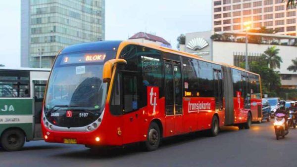 Transjakarta bus zhongtong