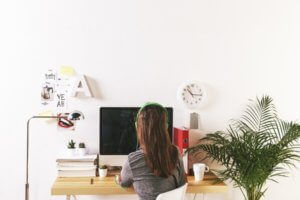 ruang kerja di rumah