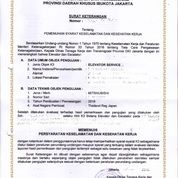 Jasa Pembuatan Surat Izin Alat Layak Operasi Alat Berat Jakarta Bekasi Jualo