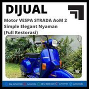 Murah Motor VESPA STRADA AoM 2 Simple Elegant Nyaman (Full Restorasi)