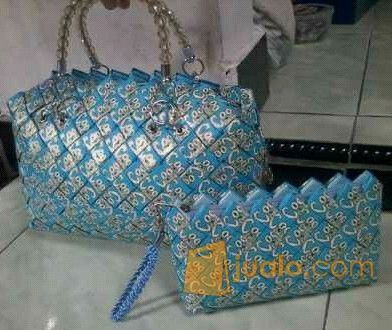 Daur Ulang Bungkus Kopi Hand Bag Couple