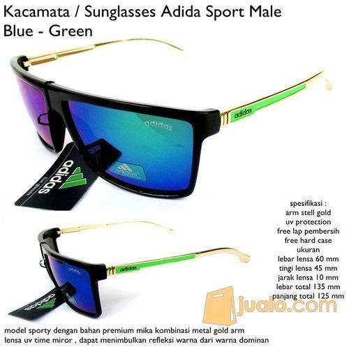 blue green sunglasses