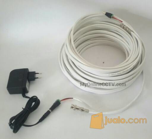 Kabel CCTV Jadi Tinggal Pasang merk LG LS Coaxial + Power Kuat Awet