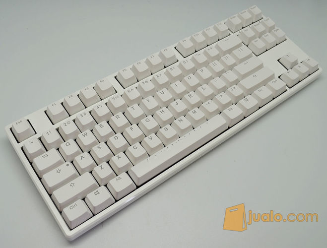 Ducky One White TKL Mechanical Keyboard Brown Cherry MX Non-Backlight