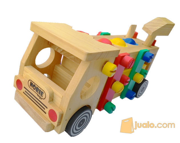  Mainan  truk  kayu  edukatif Jakarta Timur Jualo