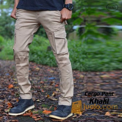  Celana  Kargo Panjang khaki Loreng Gunung  Cargo PDL 