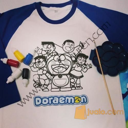 Mewarnai Doraemon Buku Mewarnai Doraemon Membeli Jualan 