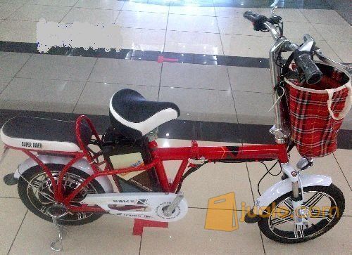  Sepeda  Listrik  Saturnus Folding  bike Bisa Dilipat Dan 