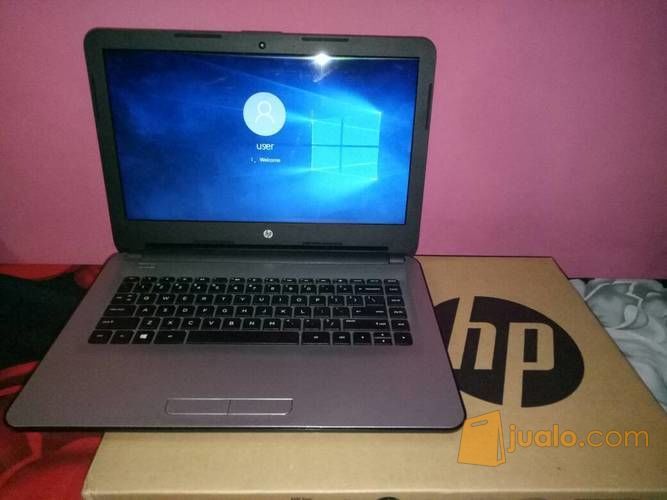 Laptop HP AMD Quad -Core A6-7310 Warna Silver