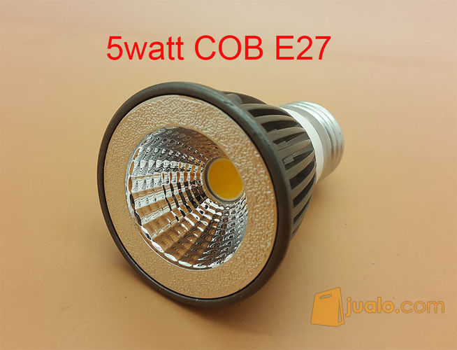 5 watt E27 COB spotlight / halogen / lampu sorot ( Putih / Warm white)