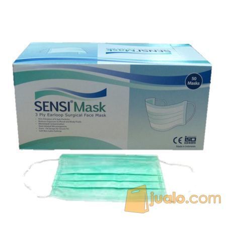 Sensi Mask Surgical Face Mask Masker Wajah Mulut Hidung 50 pc