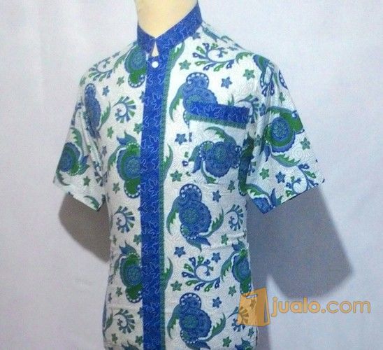 Kemeja Baju  Batik Pria Cowok  Laki Kerah  Koko Shanghai 8 