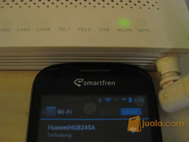 Modem Fiber Optic Indihome Huawei HG8245A Dual Antena WiFi