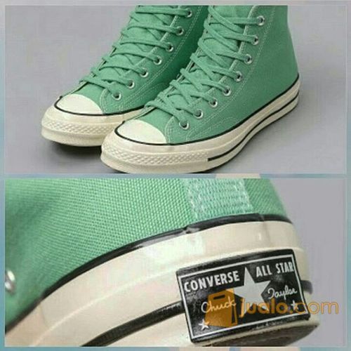 jade green converse