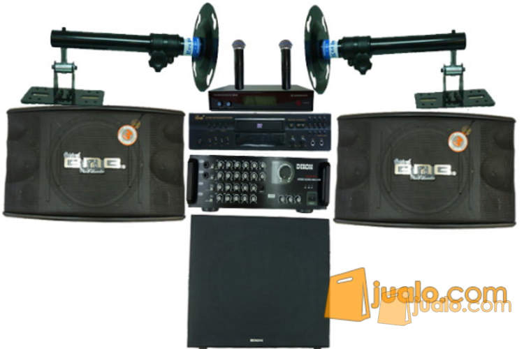 PAKET SOUND SYSTEM DVD KARAOKE GEISLER OK 3000, DIXON DAN BMB di Kota