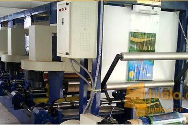  mesin  cetak printing  plastik  Rotogravure Bandung Jualo