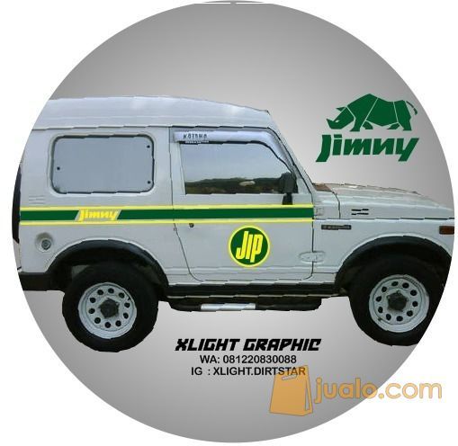 Cutting Sticker Jimmy Katana Bandung Jualo