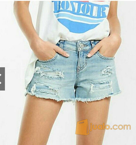 Celana Jeans Ripped Express Blue