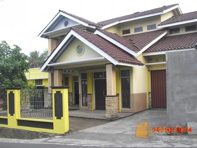 Rumah Warna Kuning 2 Lantai Dekat UNIVERSITAS NGUDI WALUYO Ungaran