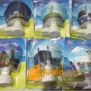 Lampu Tidur Religi Islami kaligrafi masjid lebaran idul fitri led lamp ustad naik haji kado souvenir uang doa sholat