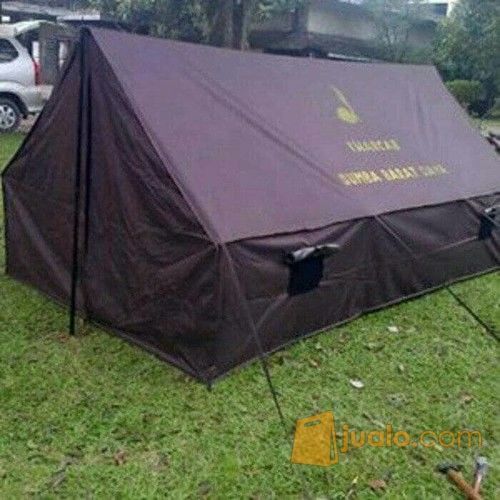  Tenda  Regu Pramuka  3x4meter D300 TNI Kapasitas 10 Orang 