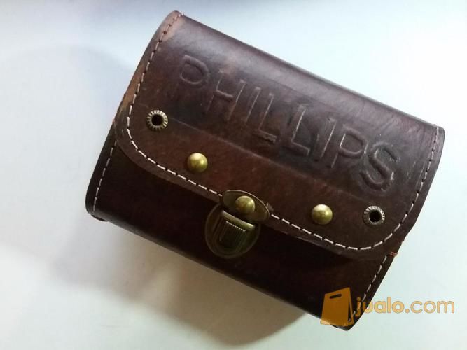 Tas Sadel Sepeda  Merk Phillips 14cm X 6cm X 9cm Onthel  BMX 