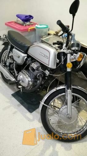 Honda Cb200cc Silver Antik  Full Modifikasi Original  