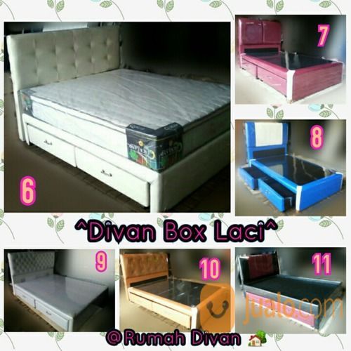 DIVAN/DIPAN SPRINGBED BOX 2 LACI (TANPA KASUR) Depok Jualo