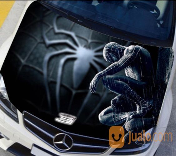 Stiker Mobil Kap Mesin Spiderman 3 Kab Garut Jualo