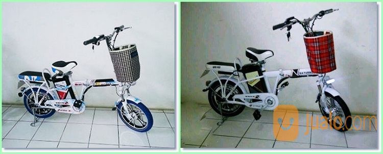  Sepeda  Listrik  Saturnus Folding  Bike Super Rider Spt Selis 