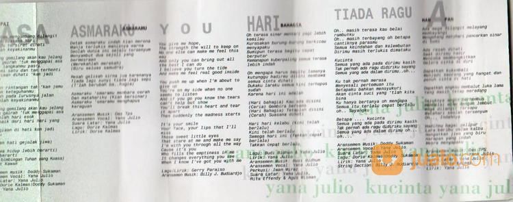 Kaset Yana Yulio "Kucinta"