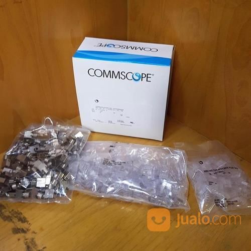 Konektor RJ45 UTP Cat 5E AMP Commscope Dan Konektor RJ45 Cat 6 AMP Commscope