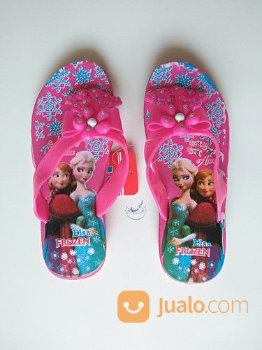  Sandal  Anak Wanita  Cewek Jepit  Karet Frozen Pita Perempuan 