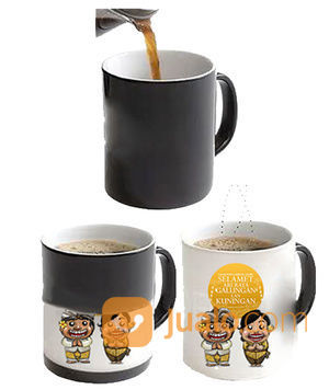 Mug Bunglon Foto Sablon Digital / Mug Magic (Satuan)