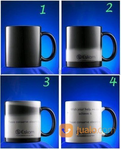 Mug Bunglon Foto Sablon Digital / Mug Magic (Satuan)